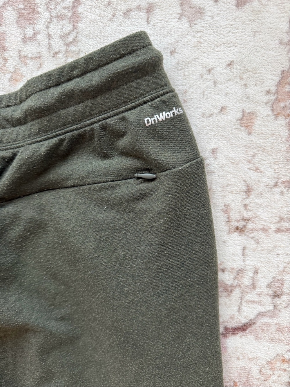 Athletic Works Dark Olive Green Sweatpants with Drawstring - Picture 5 of 5